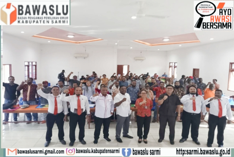 SOSIALISASI PENANGANAN PELANGGARAN SENTRA GAKKUMDU KABUPATEN SARMI